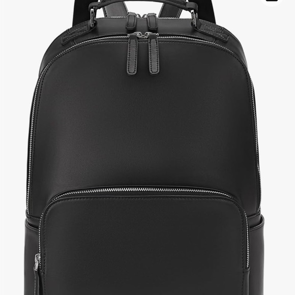 Leather Laptop Backpack - Picture 2 of 6